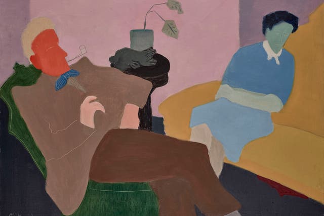 <p>Milton Avery, ‘Husband and Wife’, 1945</p>